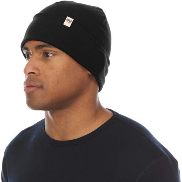 100% Merino Wool Cuff Beanie - Mens & Womens Warm Winter Hat - Watch Cap